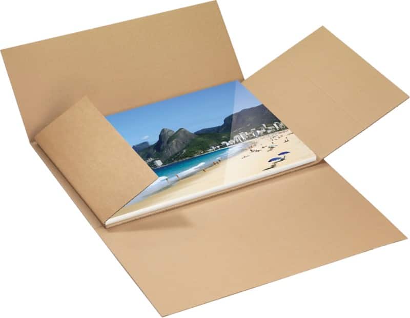 RAJA Book Box Corrugated Cardboard 310 (W) x 430 (H) mm Brown Pack of 50