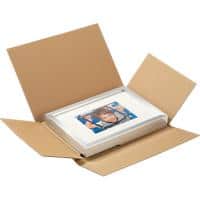 RAJA Book Box Corrugated Cardboard 250 (W) x 330 (H) mm Brown Pack of 50