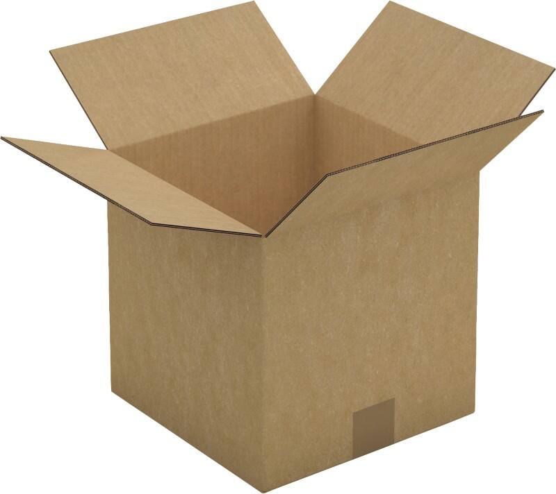 RAJA Corrugated Box Double Wall Corrugated Cardboard 254 (W) x 254 (D) x 254 (H) mm Brown Pack of 15