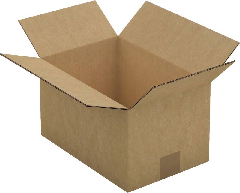 RAJA Corrugated Box Double Wall Corrugated Cardboard 229 (W) x 152 (D) x 305 (H) mm Brown Pack of 15