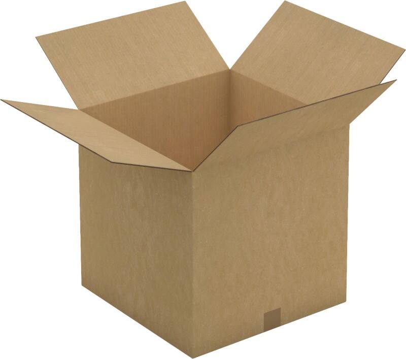 RAJA Corrugated Box Double Wall Corrugated Cardboard 457 (W) x 457 (D) x 457 (H) mm Brown Pack of 10