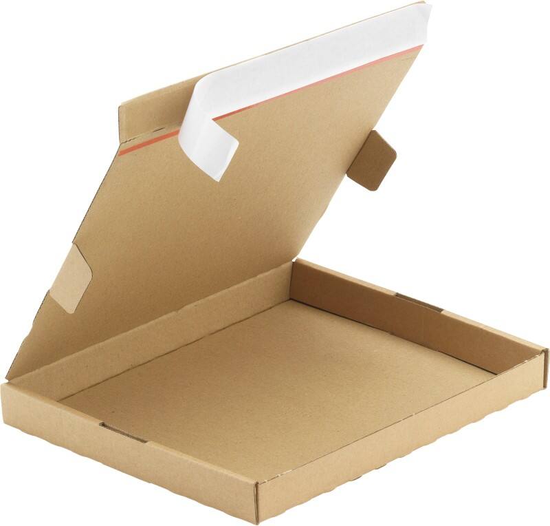 RAJA Corrugated Box Single Wall Corrugated Cardboard 186 (W) x 22 (D) x 218 (H) mm Brown Pack of 10