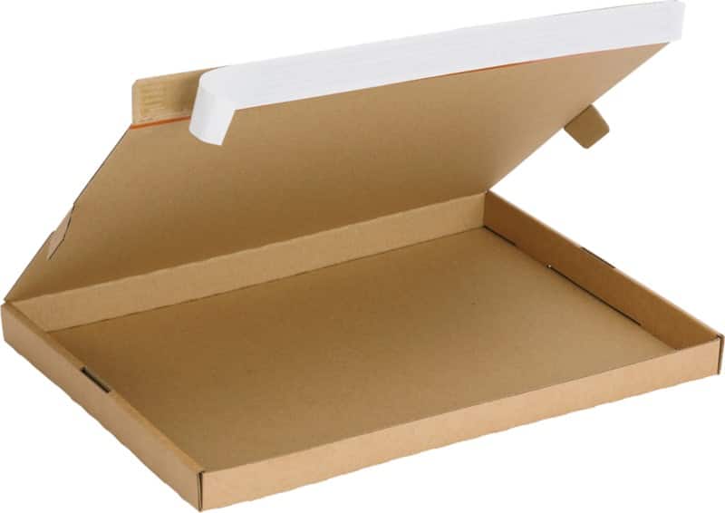 RAJA Corrugated Box Single Wall Corrugated Cardboard 245 (W) x 23 (D) x 335 (H) mm Brown Pack of 10