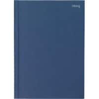 Office Depot Notebook A5 Ruled Casebound Cardboard Hardback Blue 160 Pages 80 Sheets