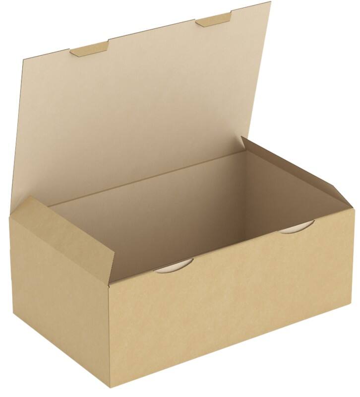 RAJA Corrugated Box Corrugated Cardboard 250 (W) x 150 (D) x 400 (H) mm Brown Pack of 50