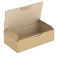 RAJA Corrugated Box Corrugated Cardboard 100 (W) x 50 (D) x 180 (H) mm Brown Pack of 50