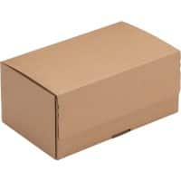 RAJA Corrugated Box Single Wall Corrugated Cardboard 165 (W) x 140 (D) x 200 (H) mm Brown Pack of 15