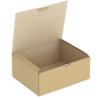 RAJA Corrugated Box Corrugated Cardboard 200 (W) x 100 (D) x 250 (H) mm Brown Pack of 50