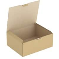 RAJA Corrugated Box Corrugated Cardboard 200 (W) x 100 (D) x 250 (H) mm Brown Pack of 50