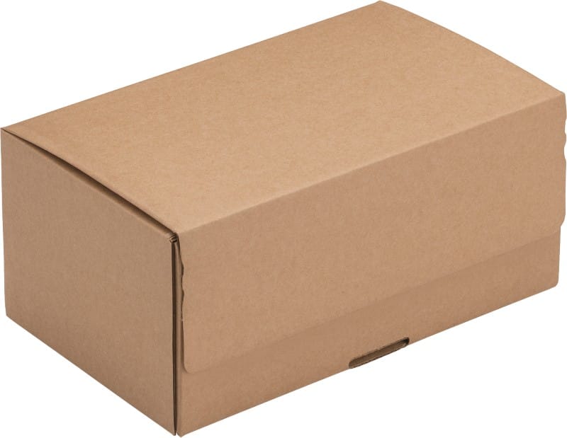 RAJA Corrugated Box Single Wall Corrugated Cardboard 250 (W) x 100 (D) x 350 (H) mm Brown Pack of 10