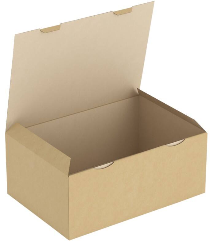 RAJA Corrugated Box Corrugated Cardboard 300 (W) x 180 (D) x 430 (H) mm Brown Pack of 50