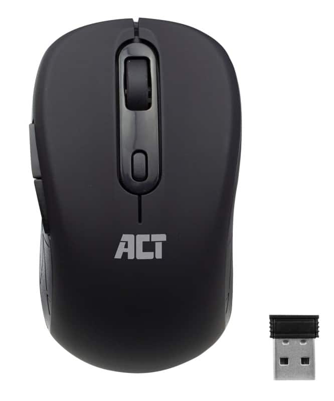 ACT Wireless Mouse AC5125 With USB Black