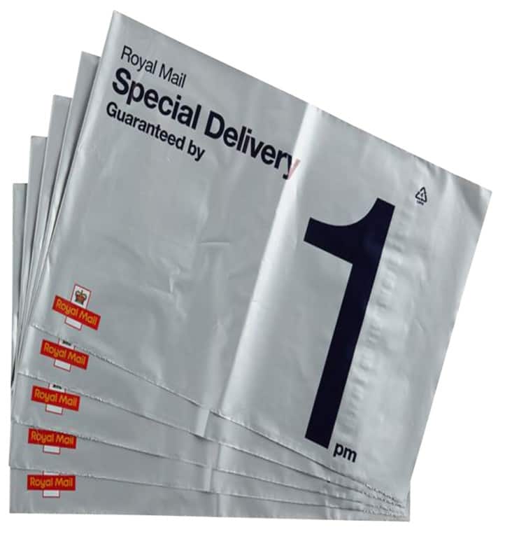 Royal Mail Pre-paid Postage Envelopes Plain C5 250 (W) x 180 (H) mm Peel and Seal Pack of 5