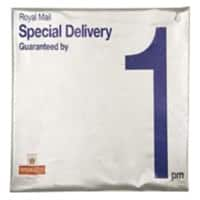 Royal Mail Pre-paid Postage Light Goods Pack Plain Non standard 400 (W) x 348 (H) mm Peel and Seal Pack of 5