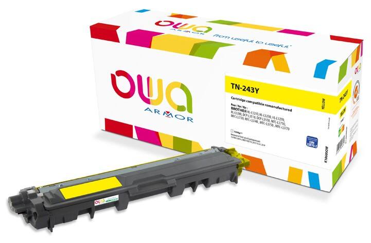 OWA TN-243Y Compatible Brother Toner Cartridge K18600OW Yellow