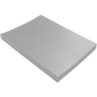 Tutorcraft A4 Glitter Card Silver  300 gsm Glitter 100 Sheets