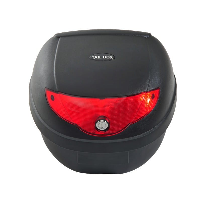 HOMCOM Motorcycle Top Box PP (Polypropylene) 38 x 40 x 28 cm