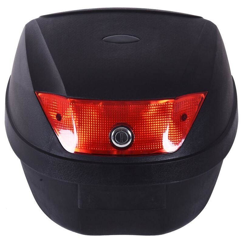 HOMCOM Motorcycle Top Box PP (Polypropylene) 38.5 x 38.5 x 29 cm