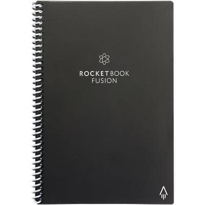 RocketBook A5 Notebook EVRF-E-RC-A-FR Dotted Not Perforated 42 Pages Black