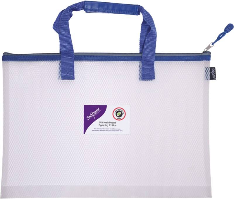 Snopake Zip Lock Bag 15875 A3 Zip EVA (Ethylene-Vinyl Acetate) 48 (W) x 1 (D) x 35 (H) cm Blue