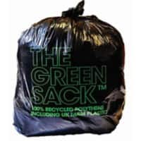Green Sack Refuse Sack 10 L Medium Duty Black 200 Pieces
