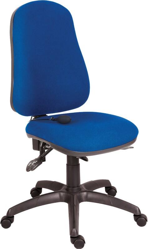 TEKNIK Ergo Comfort Air Ergonomic Chair Fabric Optional Armrest Height-Adjustable Seat Blue 150 kg 500 mm
