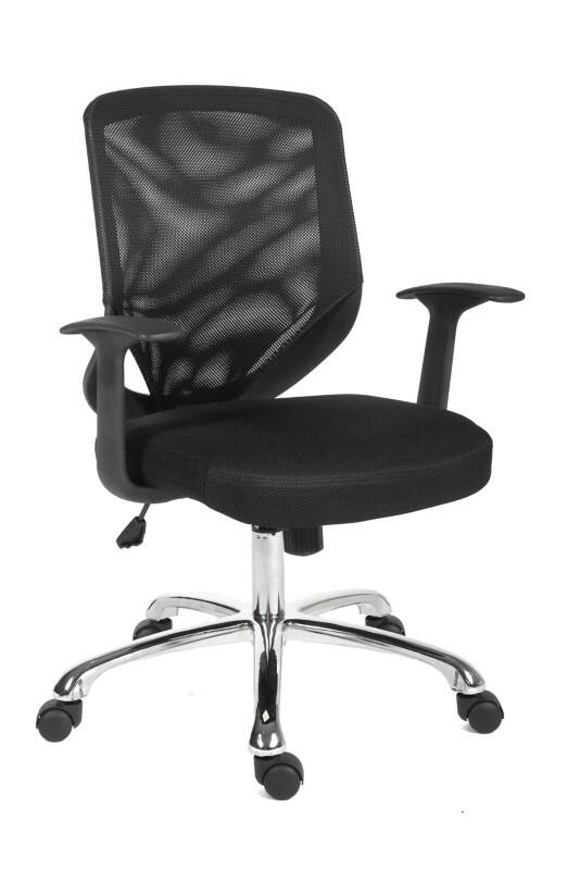 TEKNIK Nova Mesh Office Chair Black 100 kg 655 mm