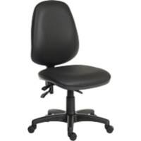 TEKNIK Practica Operator Chair Basic Tilt Optional Armrest Seat Height Adjustable Black 120 kg 9400-PU 550 mm