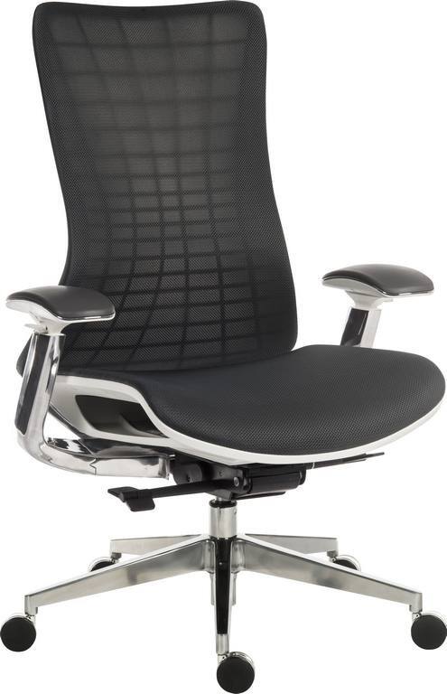 TEKNIK Quantum Mesh Office Chair White 110 kg 650 mm