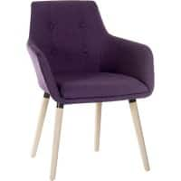 Teknik Visitor Chair 6929PLUM Pack of 2