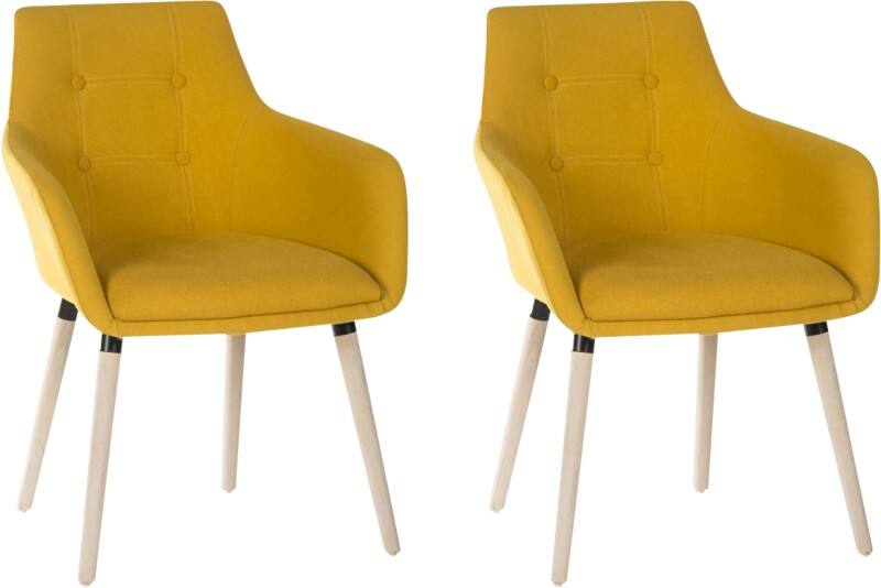 TEKNIK Visitor Chair 6929YELLOW Pack of 2
