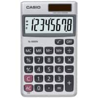 Casio Pocket Calculator SL-300SV 8 Digit Display Silver