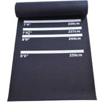 Homcom Dart Mat Non-slip Rubber Black