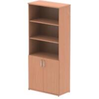 dynamic Impulse Melamine Faced Chipboard Bookcase 800 x 400 x 2,000 mm Beech
