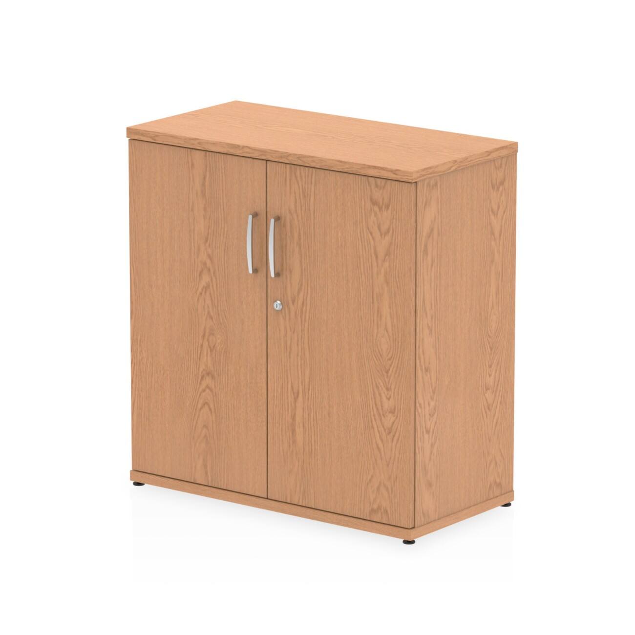 dynamic Impulse Cupboard MFC (Melamine Faced Chipboard) Not Lockable 800 x 400 x 800 mm Oak Brown