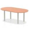 dynamic Impulse Freeform Table Beech Medium-Density Fibreboard Silver 1,800 x 1,000 x 730 mm
