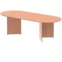 dynamic Table Freeform Beech Base panel 2,400 (W) x 1,000 (D) x 730 (H) mm MDF (Medium-Density Fibreboard)