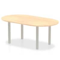 dynamic Freeform Table Impulse Maple MDF (Medium-Density Fibreboard) Silver 1,800 x 1,000 x 730 mm