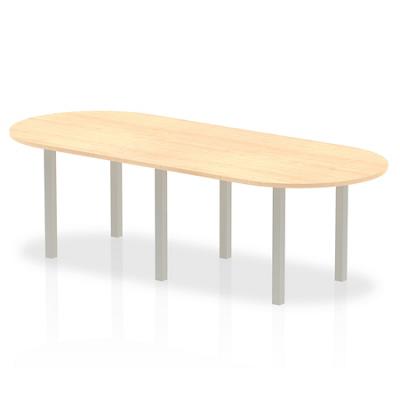 dynamic Freeform Table Impulse Maple Medium-Density Fibreboard Silver 2,400 x 1,000 x 730 mm