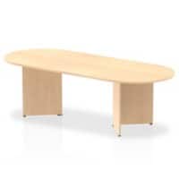 dynamic Freeform Table Impulse Maple MDF (Medium-Density Fibreboard) Brown 2,400 x 1,000 x 730 mm