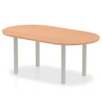 dynamic Freeform Table Impulse Oak Medium-Density Fibreboard Silver 1,800 x 1,000 x 730 mm