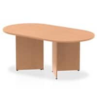 dynamic Freeform Table Impulse Oak MDF (Medium-Density Fibreboard) Brown 1,800 x 1,000 x 730 mm