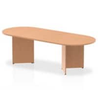 dynamic Freeform Table Impulse Oak MDF (Medium-Density Fibreboard) Brown 2,400 x 1,000 x 730 mm