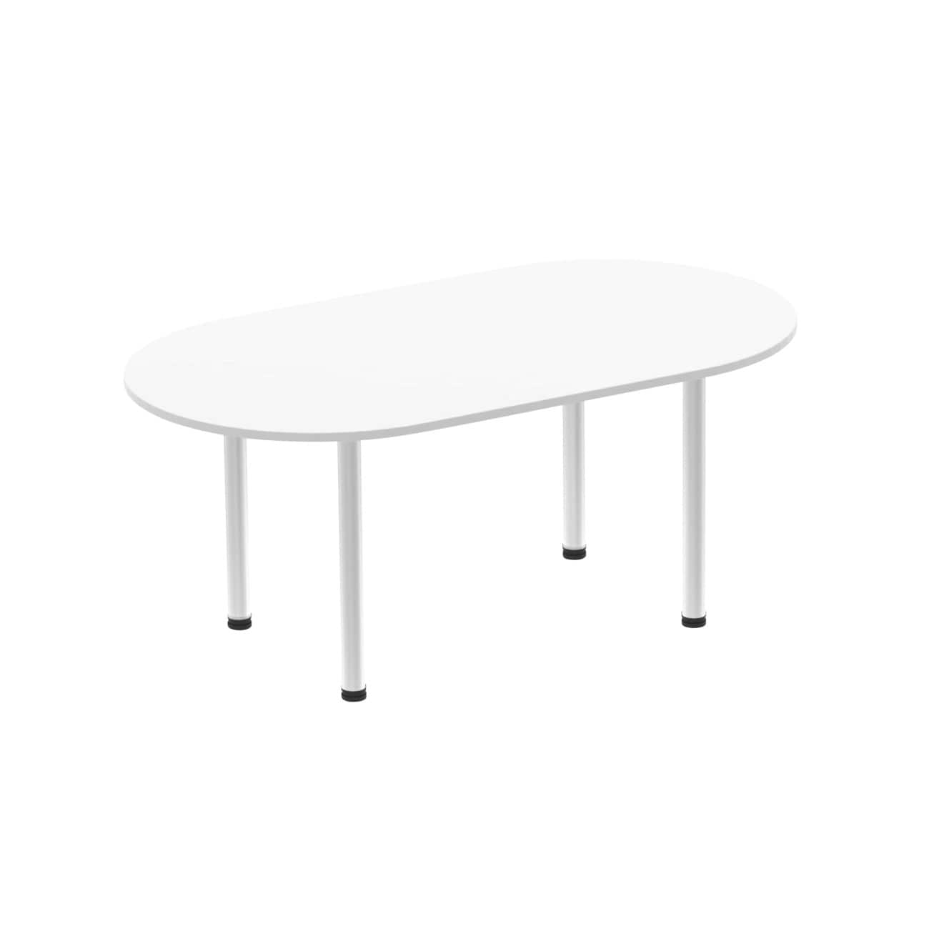 dynamic Freeform Table MDF (Medium-Density Fibreboard) White Silver 1,800 x 1,000 x 730 mm