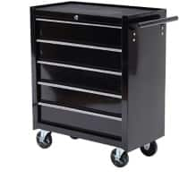 Homcom Storage Cabinet with 2 Keys Black