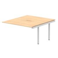 dynamic Evolve Plus Desk Extension Rectangular Maple H-Frame 1,400 (W) x 1,600 (D) x 750 (H) mm MFC (Melamine Faced Chipboard)