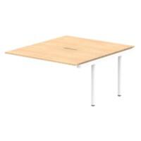 dynamic Evolve Plus Desk Extension Rectangular Maple H-Frame 1,400 (W) x 1,600 (D) x 750 (H) mm MFC (Melamine Faced Chipboard)