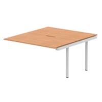 dynamic Evolve Plus Desk Extension Rectangular Oak H-Frame 1,400 (W) x 1,600 (D) x 750 (H) mm MFC (Melamine Faced Chipboard)