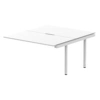 dynamic Evolve Plus Desk Extension Rectangular White H-Frame 1,400 (W) x 1,600 (D) x 750 (H) mm MFC (Melamine Faced Chipboard)