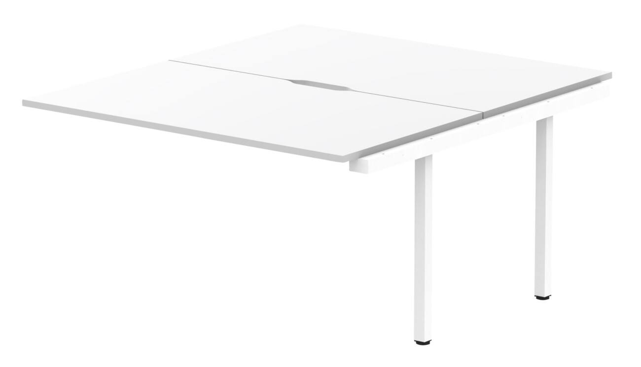 dynamic Computer Desk Evolve Plus BXT14WHTW White 1400 mm x 1600 mm x ...